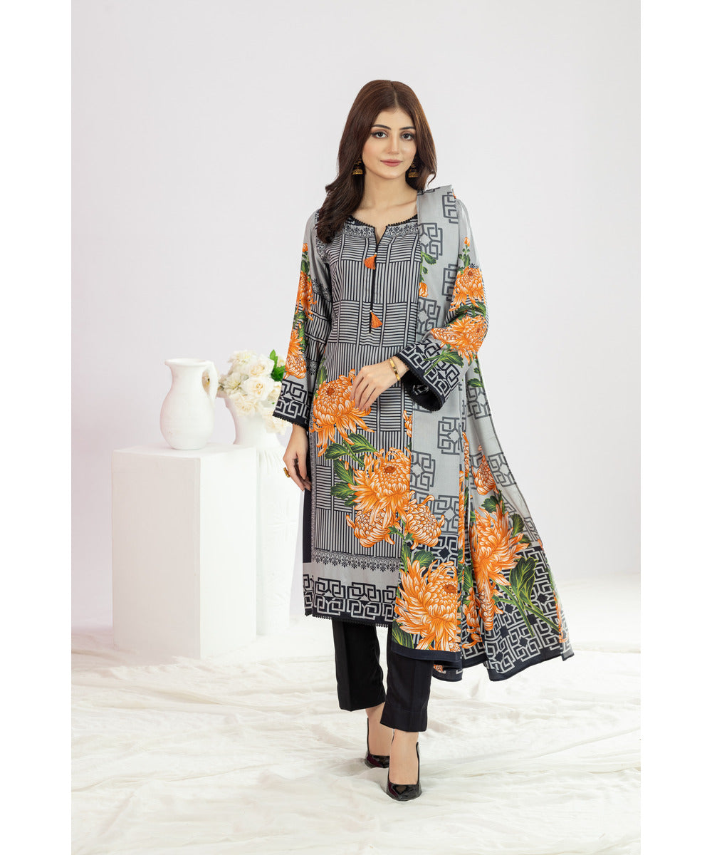 Gul Ahmed 3PC Stitched Suit WNS-32227 A