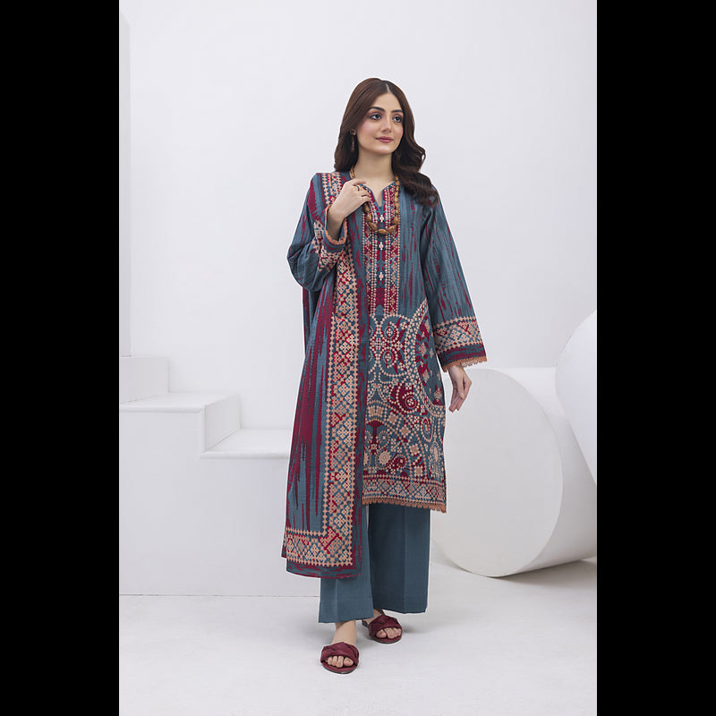 Gul Ahmed 3PC Stitched Suit CW-32052