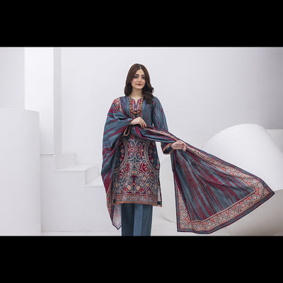 Gul Ahmed 3PC Stitched Suit CW-32052