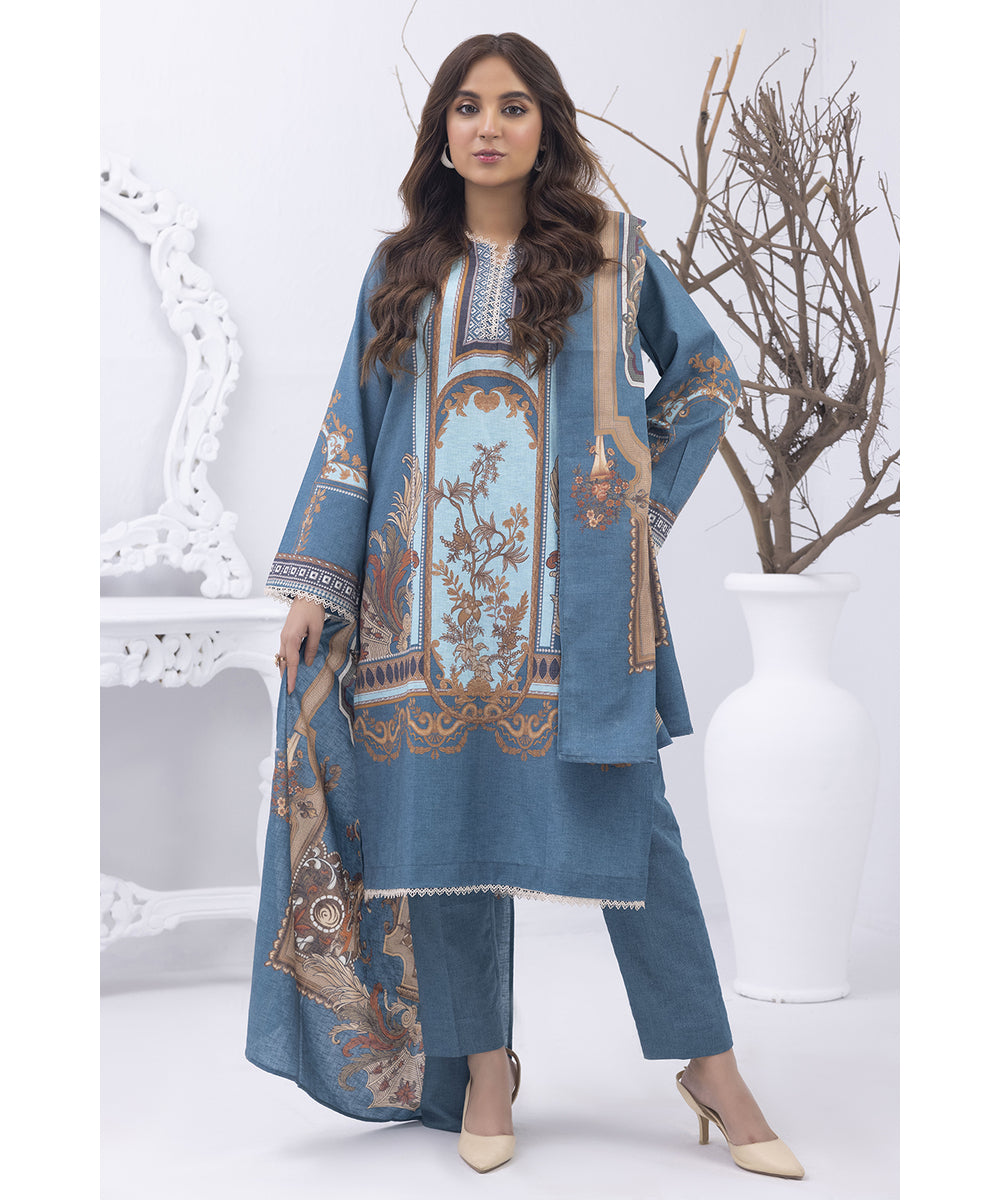 Gul Ahmed 3PC Stitched Suit WNS-32233 B