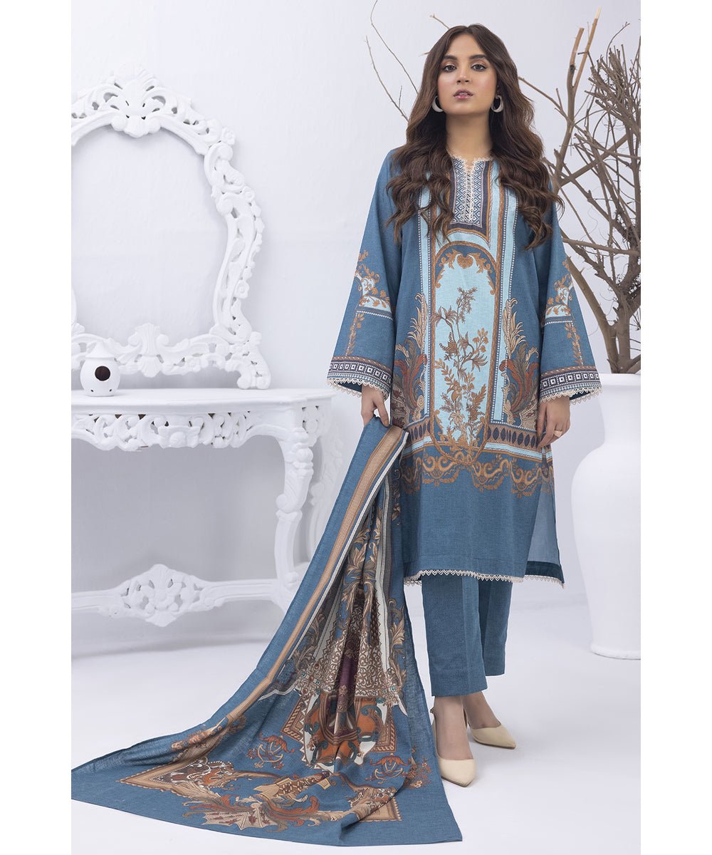 Gul Ahmed 3PC Stitched Suit WNS-32233 B