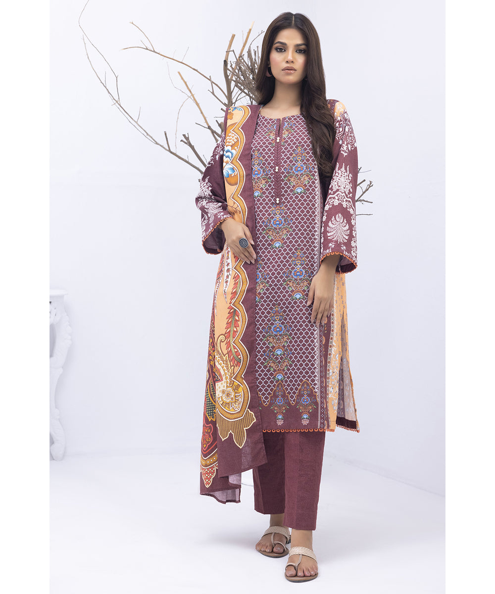 Gul Ahmed 3PC Stitched Suit WNS-32236 B