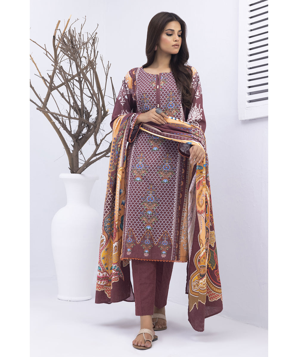 Gul Ahmed 3PC Stitched Suit WNS-32236 B