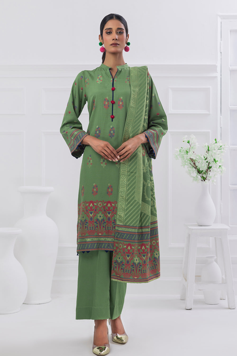 Gul Ahmed 3PC Stitched Suit WNS-32319 A