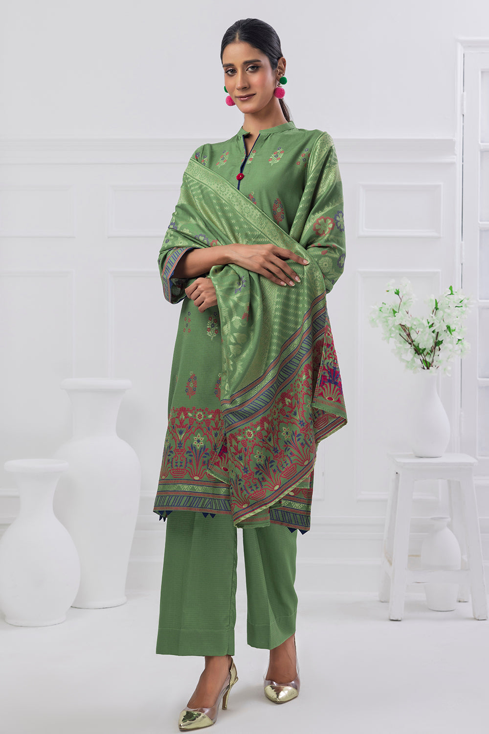 Gul Ahmed 3PC Stitched Suit WNS-32319 A