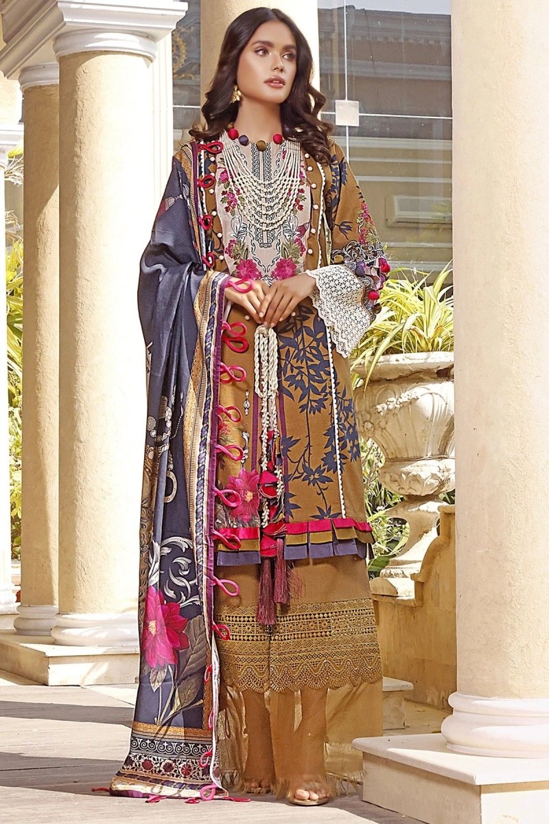 Jade Classic Revitalized by Firdous Lawn 3 Piece Unstitched Printed Khaddar Suit - D-19488 A