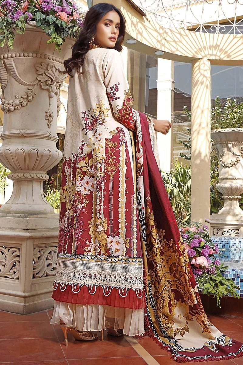 Jade Classic Revitalized by Firdous Lawn 3 Piece Unstitched Printed Khaddar Suit - D-19541 A