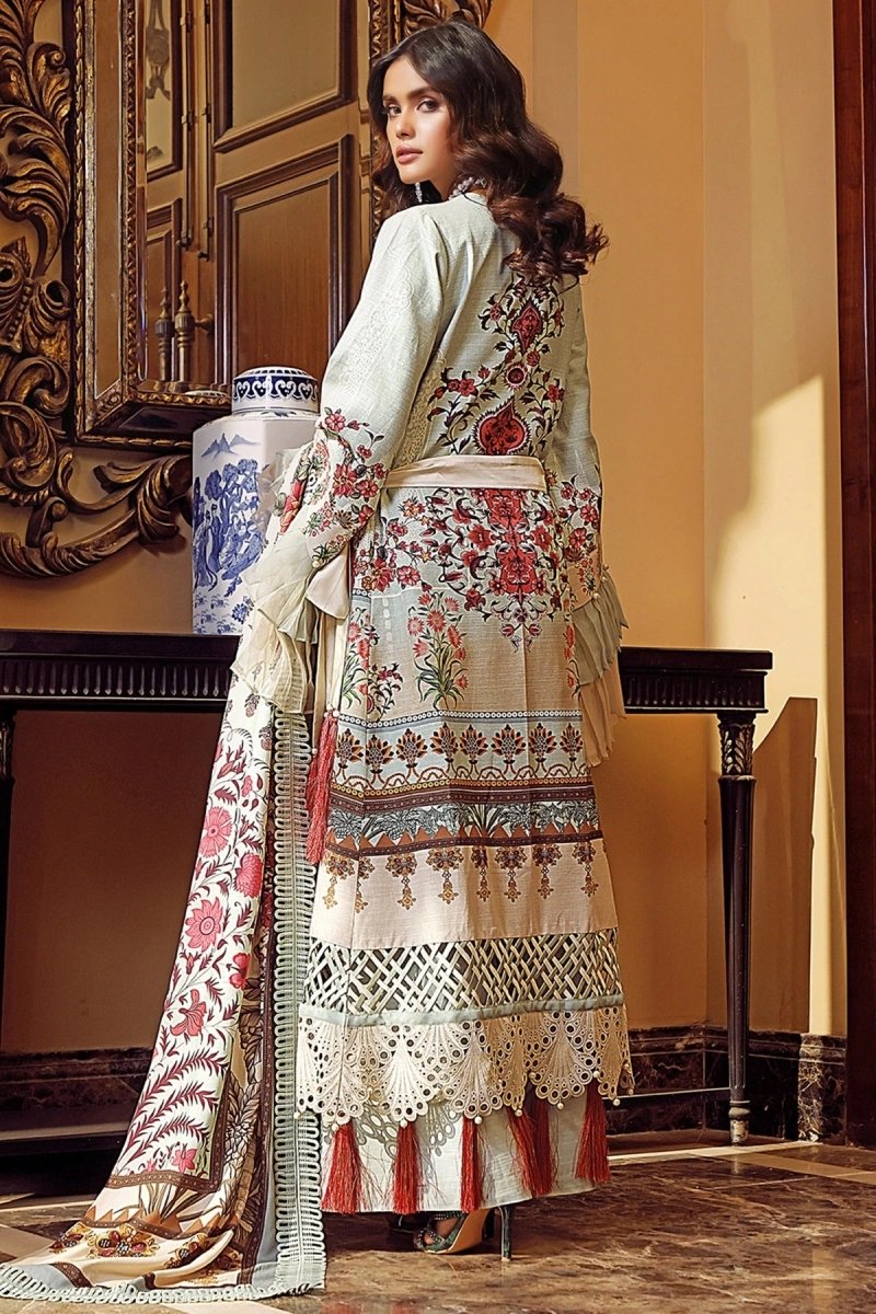 Jade Classic Revitalized by Firdous Lawn 3 Piece Unstitched Printed Khaddar Suit - D-19893 B