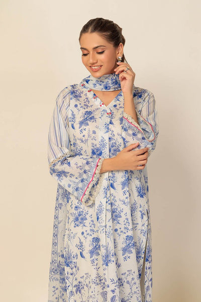 Ready To Wear Bonanza 3 Piece Digital Printed Lawn Suit - 1S24P3P400-Tropical Breeze