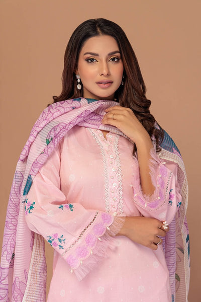 Ready To Wear Bonanza 3 Piece Digital Printed Lawn Suit - 1S24P3P507-Festive Bloom