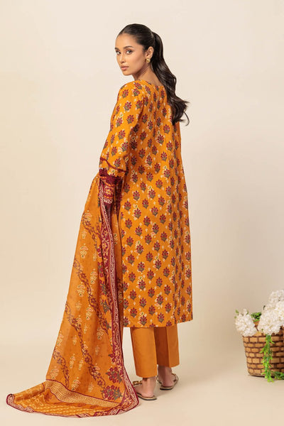Ready To Wear Bonanza 3 Piece Digital Printed Lawn Suit - 1S24P3P840-AUTUMN MAPLE