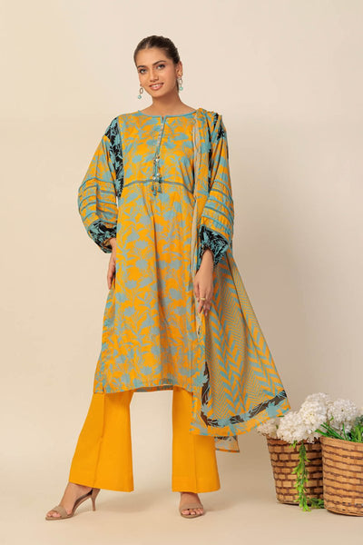 Ready To Wear Bonanza 3 Piece Digital Printed Lawn Suit - 1S24P3P923-Daisy Dase