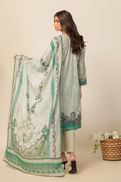 Ready To Wear Bonanza 3 Piece Digital Printed Lawn Suit - 2S24P3P140-Green