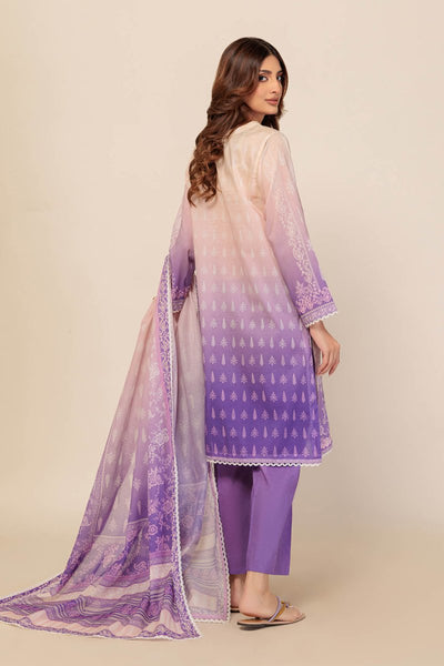 Ready To Wear Bonanza 3 Piece Digital Printed Lawn Suit - 2S24P3P144-Padiant Paisley