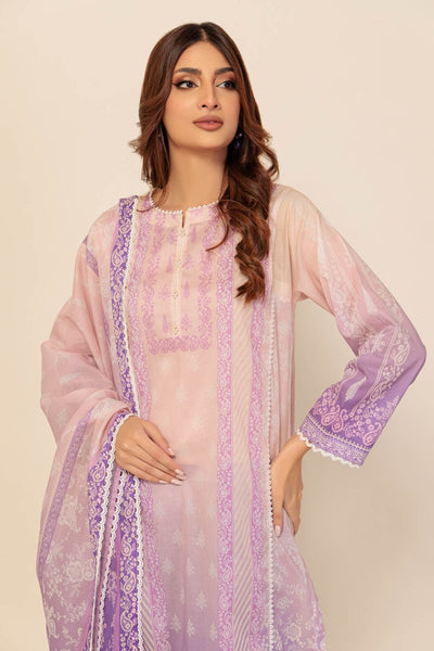 Ready To Wear Bonanza 3 Piece Digital Printed Lawn Suit - 2S24P3P144-Padiant Paisley