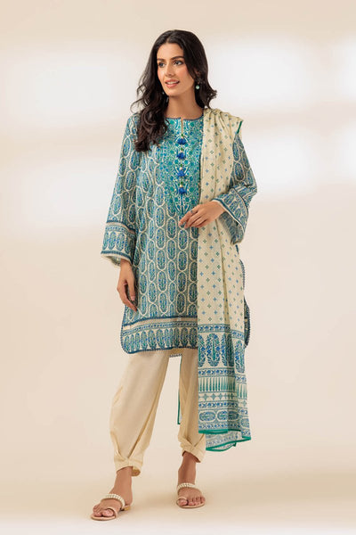 Ready To Wear Bonanza 3 Piece Digital Printed Lawn Suit - 2S24P3P287-RADIANT PAISLEY