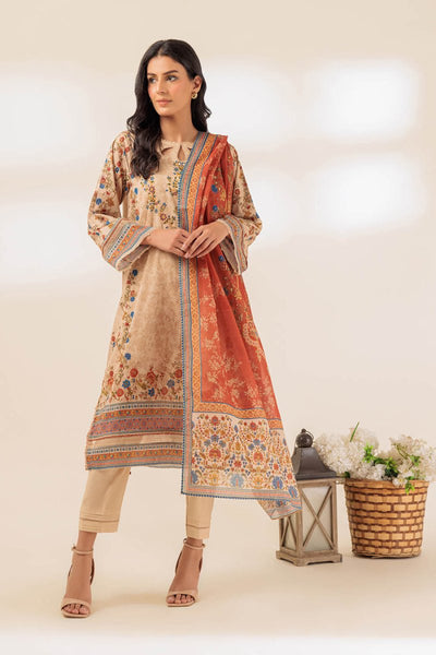 Ready To Wear Bonanza 3 Piece Digital Printed Lawn Suit - 2S24P3P920-Bloomy Dusk