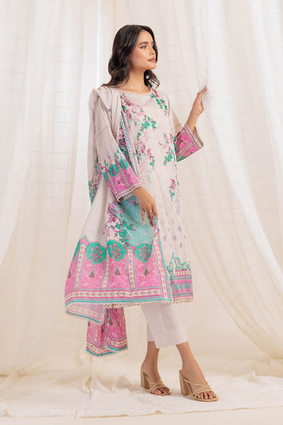 Ready To Wear Bonanza 3 Piece Digital Printed Lawn Suit - 2S24P3P921-FLORAL FANTASY