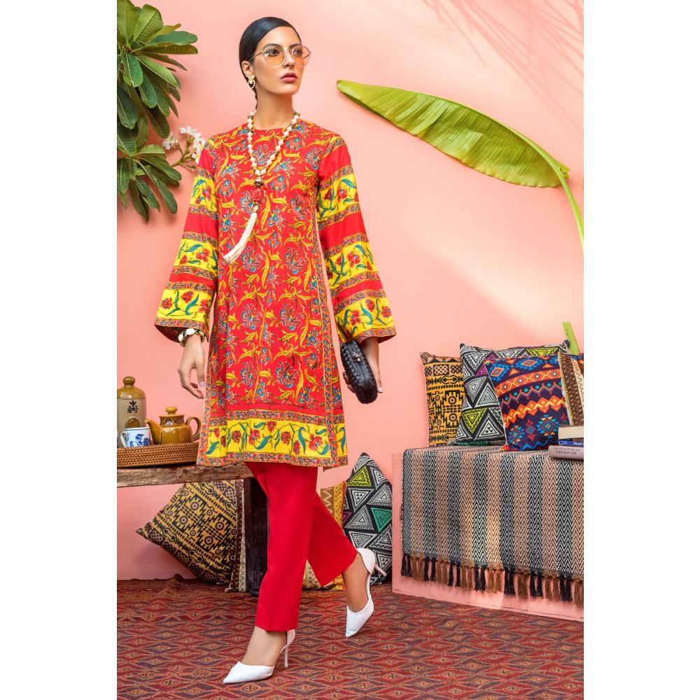 Gul Ahmed Cambric Printed Unstitched Shirt SCN-132 B