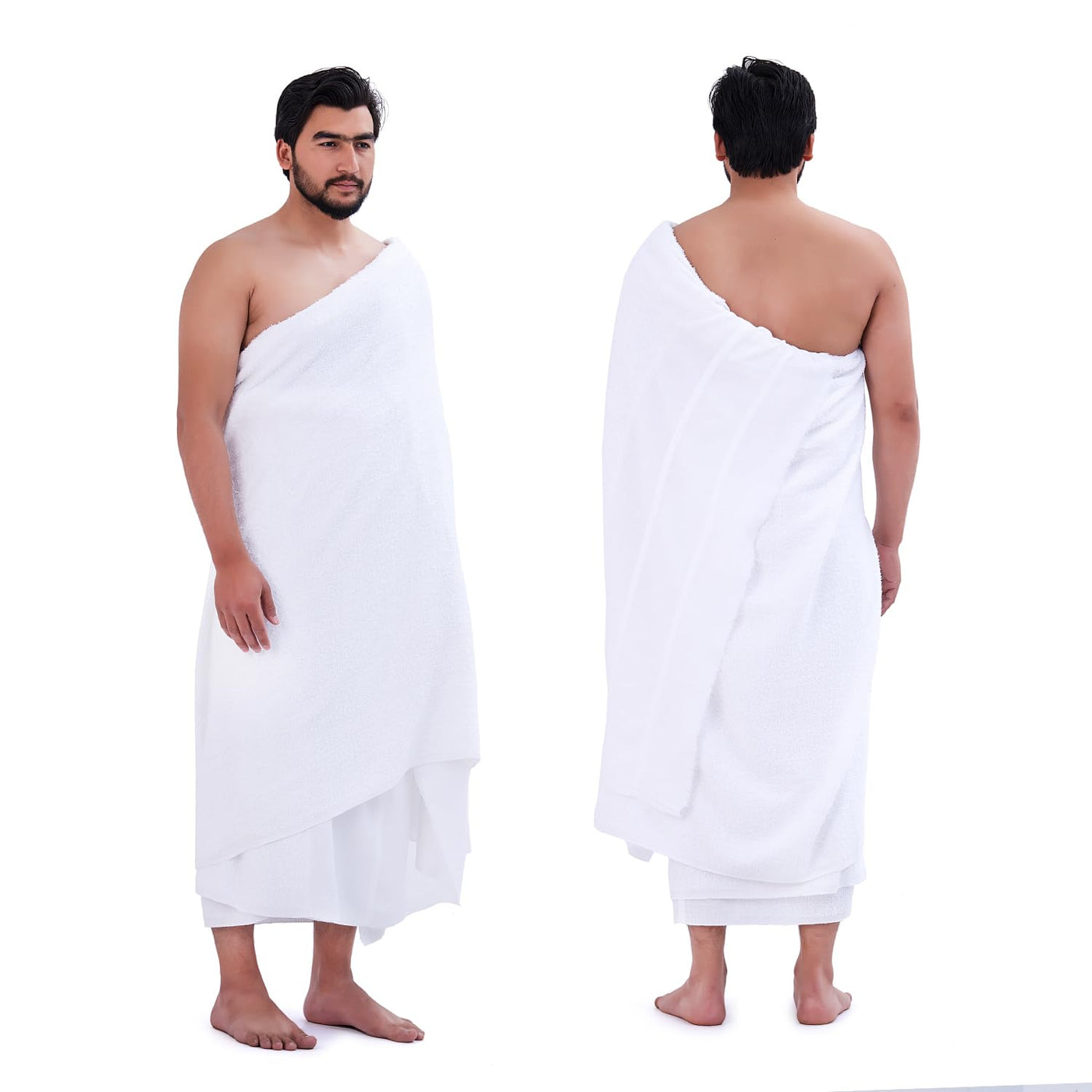 Gul Ahmed 2 Piece Islamic Antimicrobial Yarn Ihram Set for Hajj & Umrah