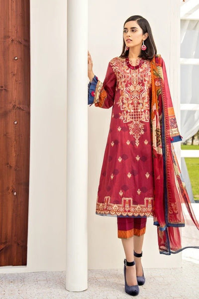 Chinon Collection By Iznik 2020 Unstitched 3 Piece Suit Midsummer D-07