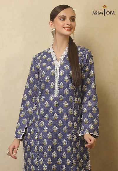 Asim Jofa 2 Piece Stitched Cambric Suit - AJJD-17