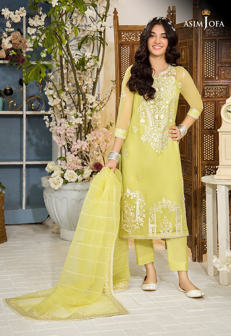 Asim Jofa 3 Piece Stitched Teens Festive Suit - AJTF-02