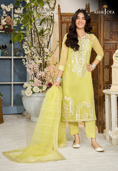 Asim Jofa 3 Piece Stitched Teens Festive Suit - AJTF-02