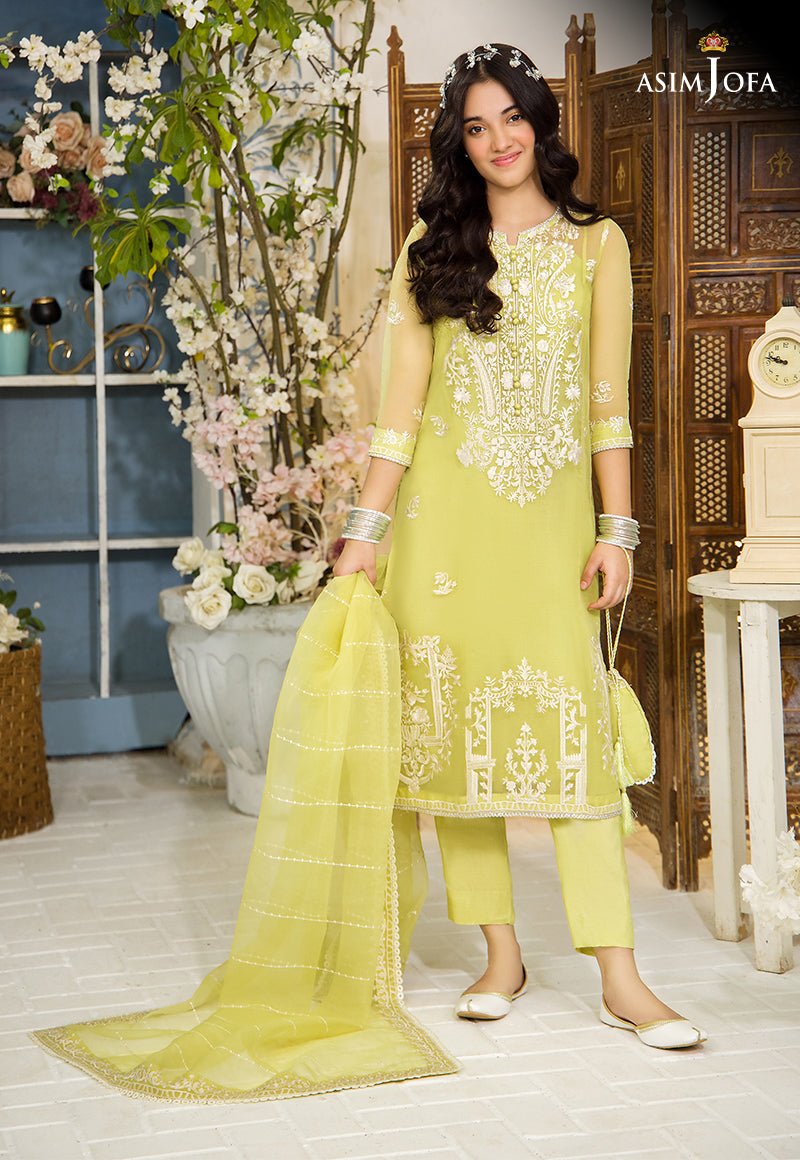 Asim Jofa 3 Piece Stitched Teens Festive Suit - AJTF-02