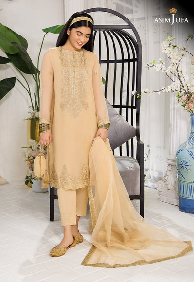 Asim Jofa 3 Piece Stitched Teens Festive Suit - AJTF-07