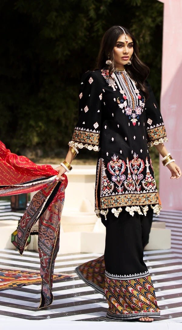 Anaya By Kiran Chaudhry 3 Piece Unstitched Lawn Suit - AKL21-03 - ZHALEY