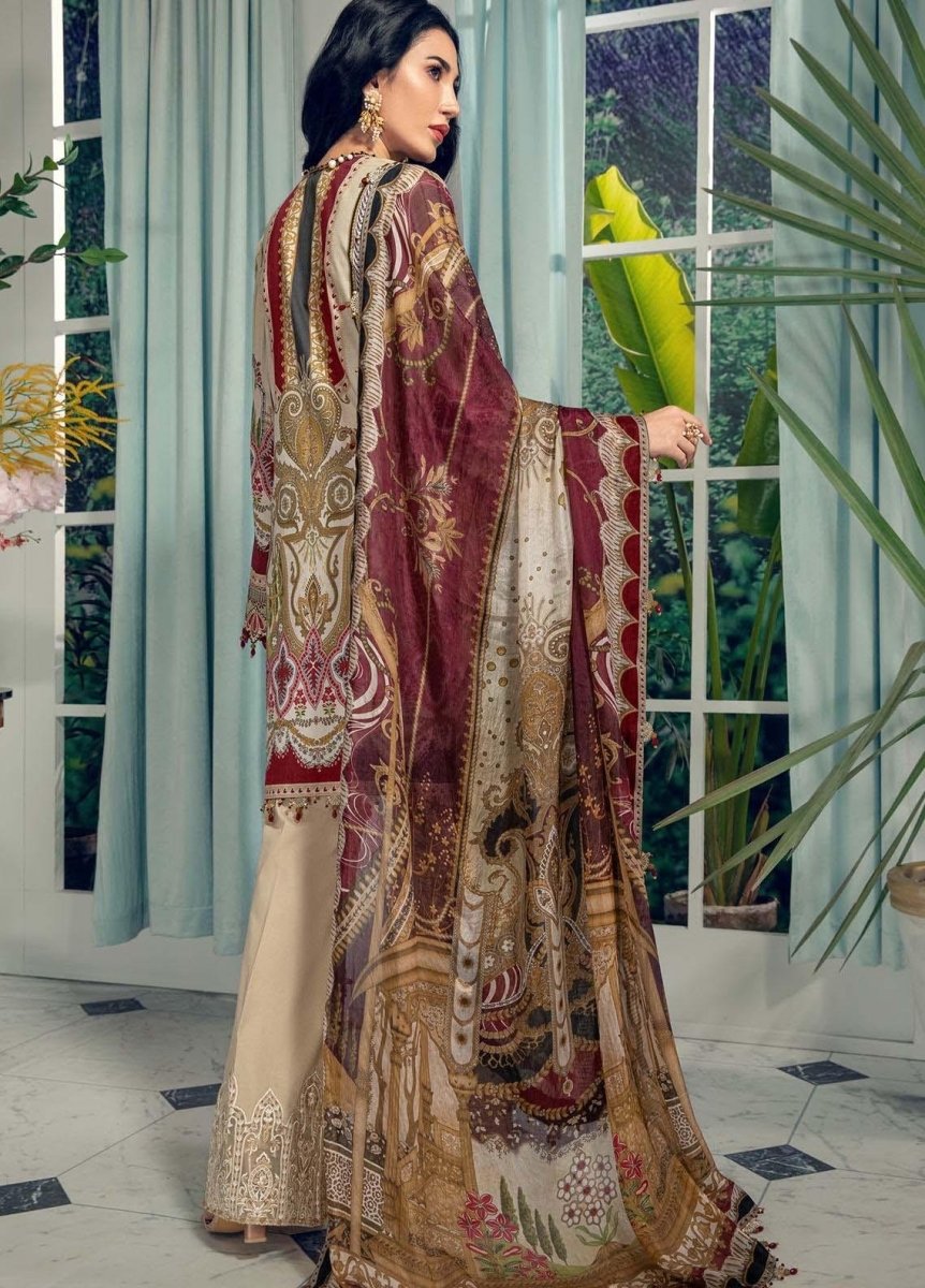 Anaya By Kiran Chaudhry 3 Piece Unstitched Lawn Suit - AL21-06-B-ADRIANA