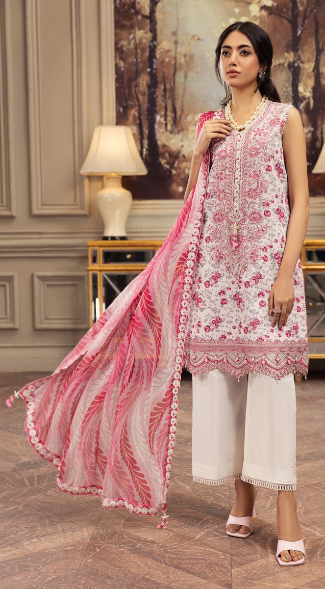 Anaya 3 Piece Unstitched Digital Printed Lawn Suit - AL23-15-SAHAR