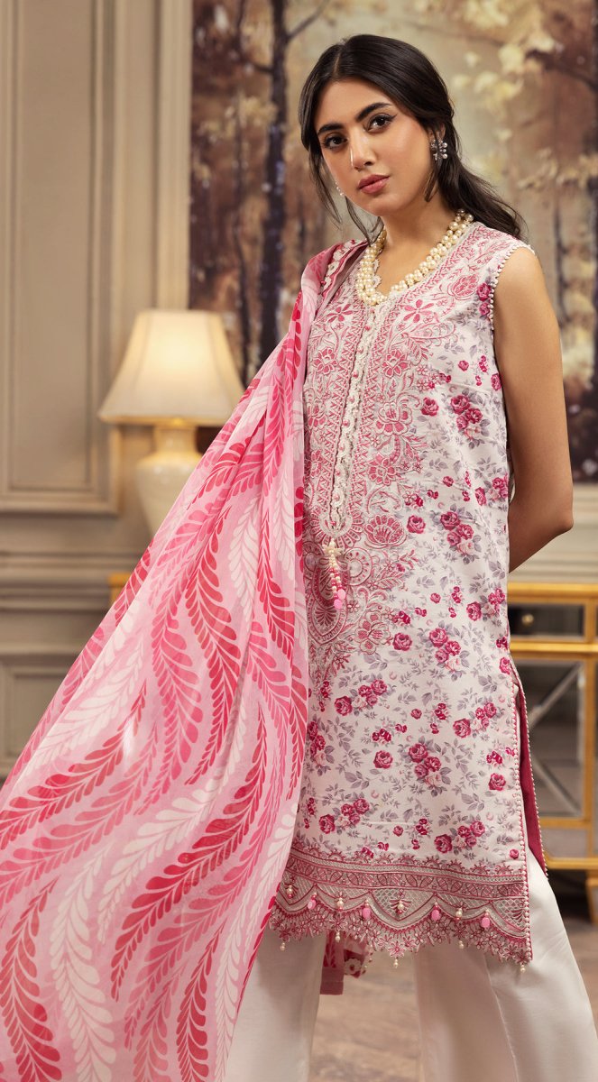 Anaya 3 Piece Unstitched Digital Printed Lawn Suit - AL23-15-SAHAR