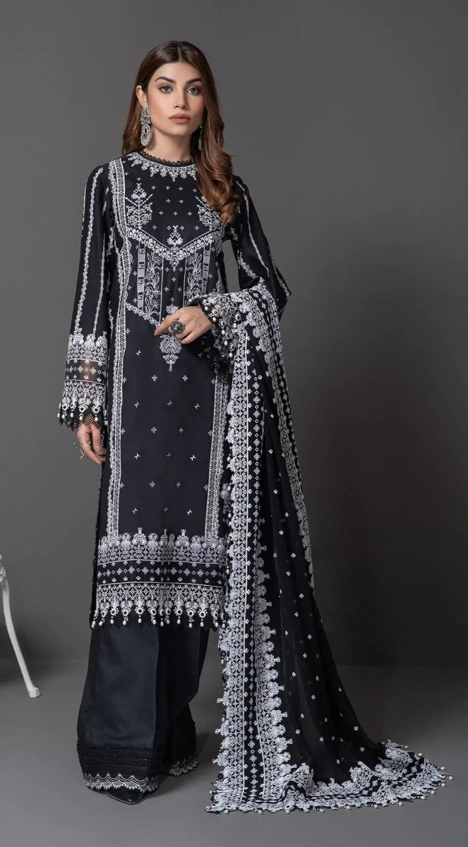 Anaya By Kiran Chaudhry 3 Piece Unstitched Embroidered Suit - ALM21-05 TANYA