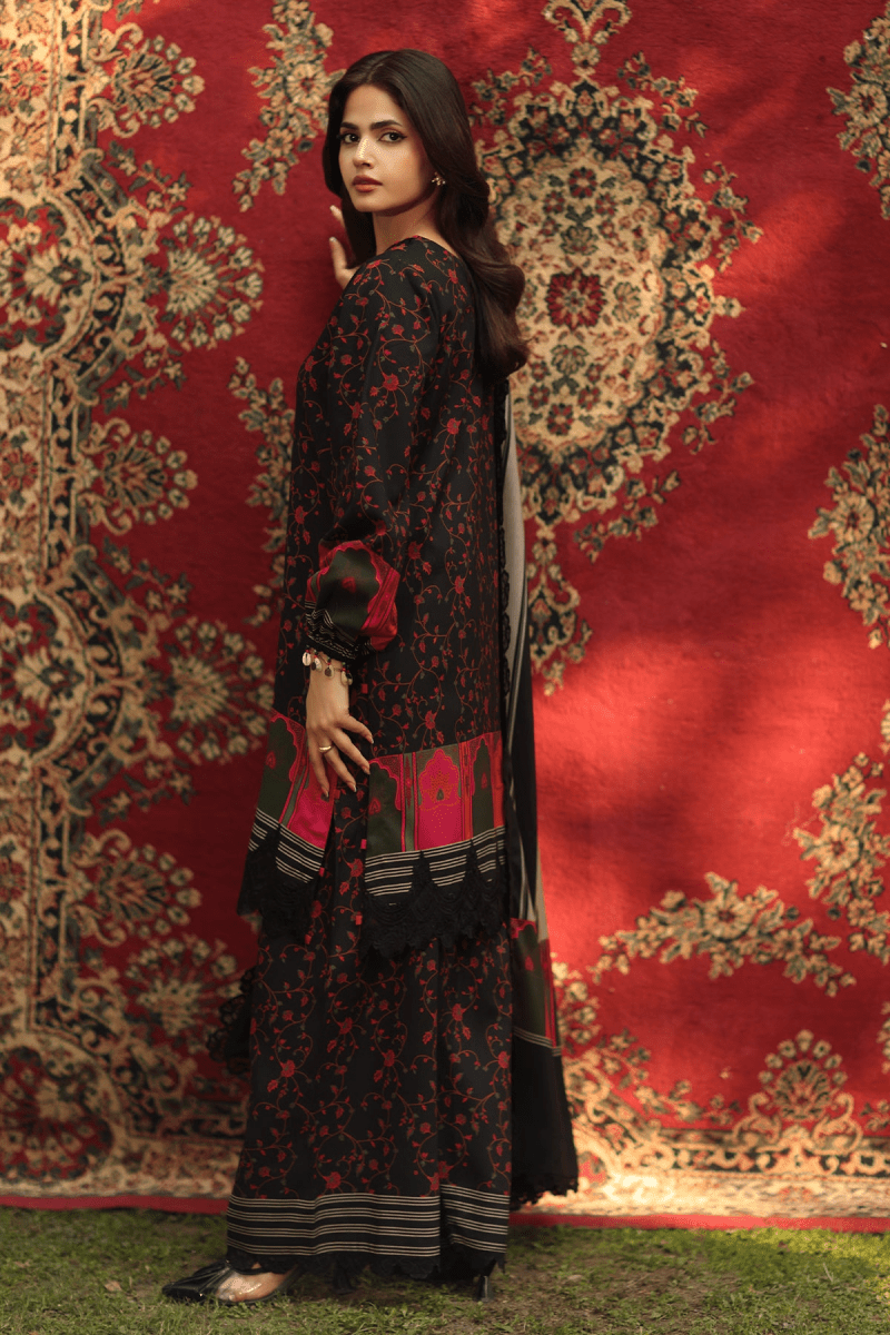 Charizma 3 Pc Unstitched Embroidered Linen Suit ANW6-17