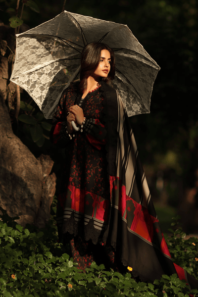 Charizma 3 Pc Unstitched Embroidered Linen Suit ANW6-17