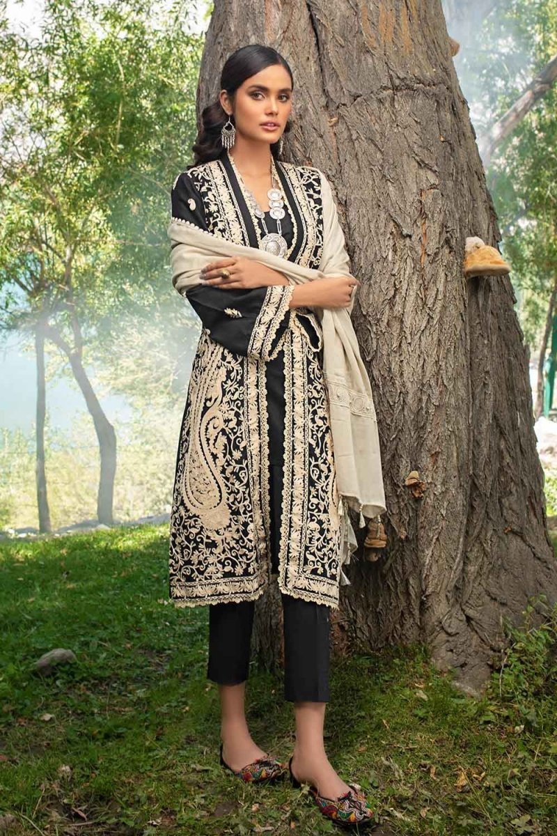 Gul Ahmed 3PC Unstitched Woven Pashmina Shawl Suit AP-12035