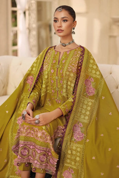 Gul Ahmed 3PC Pashmina Shawl Unstitched Embroidered Suit AP-22019