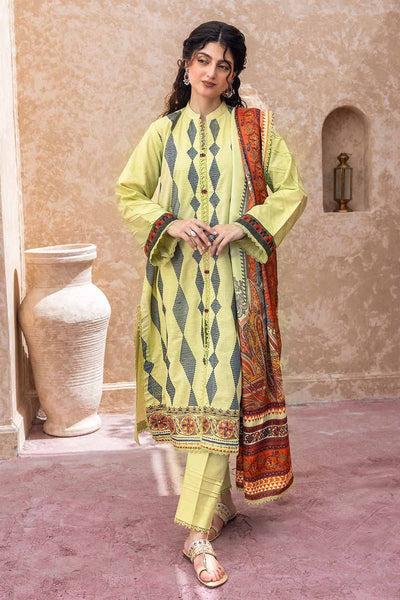 Gul Ahmed 3PC Embroidered Khaddar Unstitched Suit with Digital Printed Pashmina Shawl AP-32037