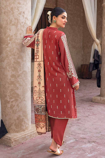 Gul Ahmed 3PC Embroidered Jacquard Unstitched Suit with Digital Printed Pashmina Shawl AP-32052