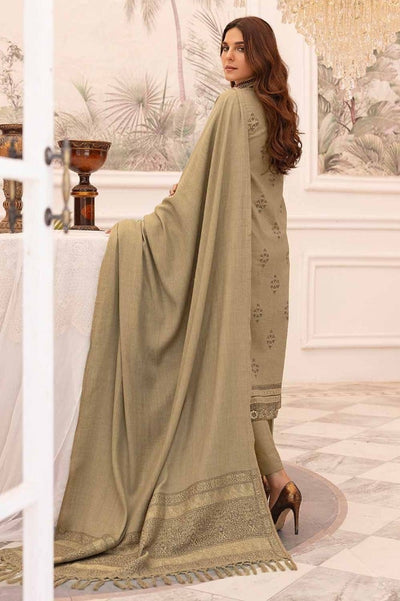 Gul Ahmed 3PC Embroidered Khaddar Unstitched Suit with Pashmina Shawl AP-32090