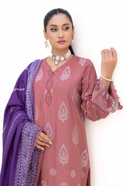 Gul Ahmed 3 Piece Unstitched Embroidered Acrylic Suit with Embroidered Acrylic Dupatta AP-42003