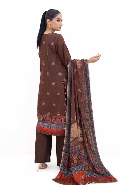 Gul Ahmed 3PC Unstitched Printed Khaddar Suit with Printed Pashmina Dupatta AP-42029