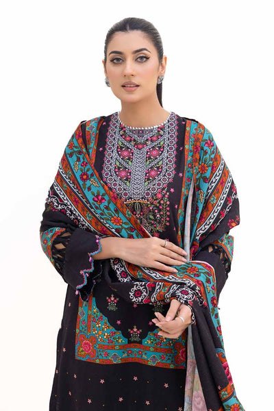 Gul Ahmed 3PC Unstitched Printed Khaddar Suit with Printed Pashmina Dupatta AP-42030