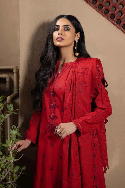 Gul Ahmed 3PC Unstitched Embroidered Karandi Shawl Suit AY-12005