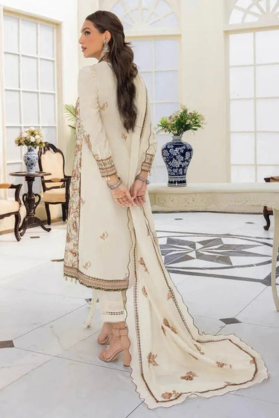 Gul Ahmed 3PC Karandi Embroidered Suit AY-22010