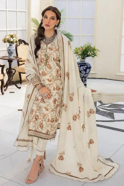 Gul Ahmed 3PC Karandi Embroidered Suit AY-22010