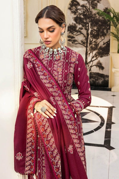 Gul Ahmed 3PC Karandi Embroidered Unstitched Suit AY-22014