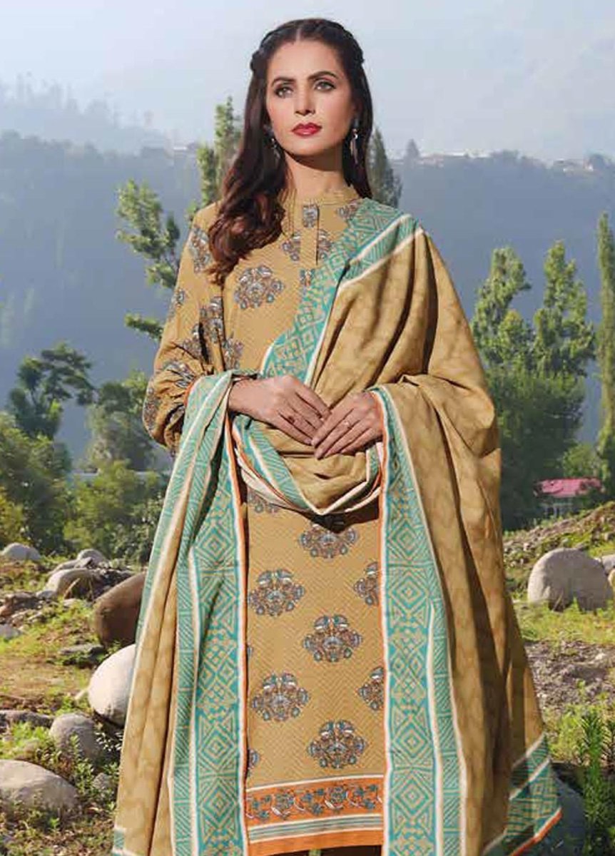 Gul Ahmed 3PC Printed Karandi Unstitched Suit AY-32030